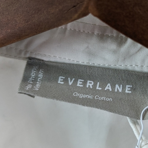 Everlane Shirt Womens White Button Up Organic Cotton Prep Balloon - Picture 5 of 15
